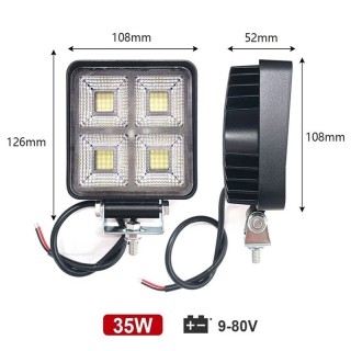 LED фар универсален 9-80V